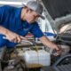Changing oil on a Toyota Tundra